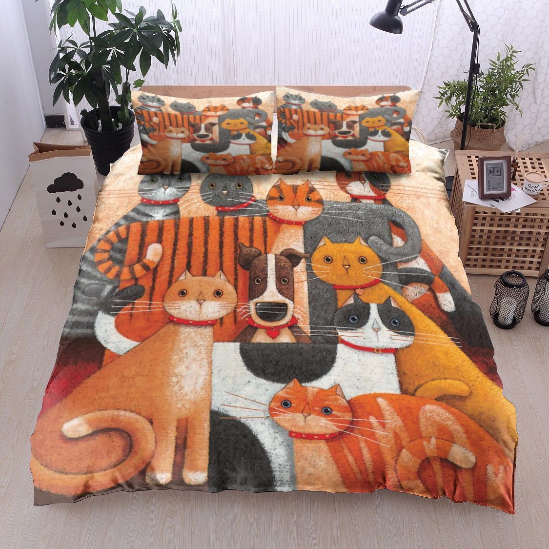 Cat Bedding Set