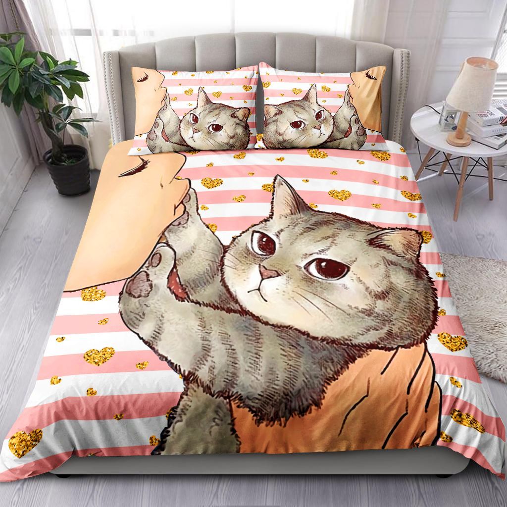 Cat Nope 6 Feet Away Bedding Set