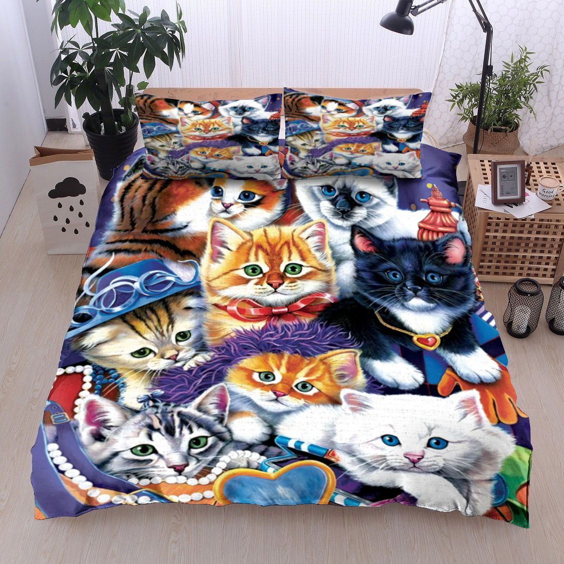 Cat Bedding Set