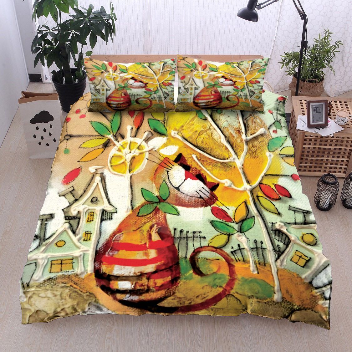 Cat Bedding Set