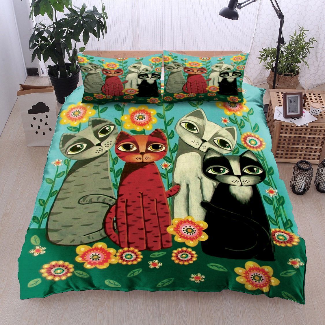 Cat Bedding Set