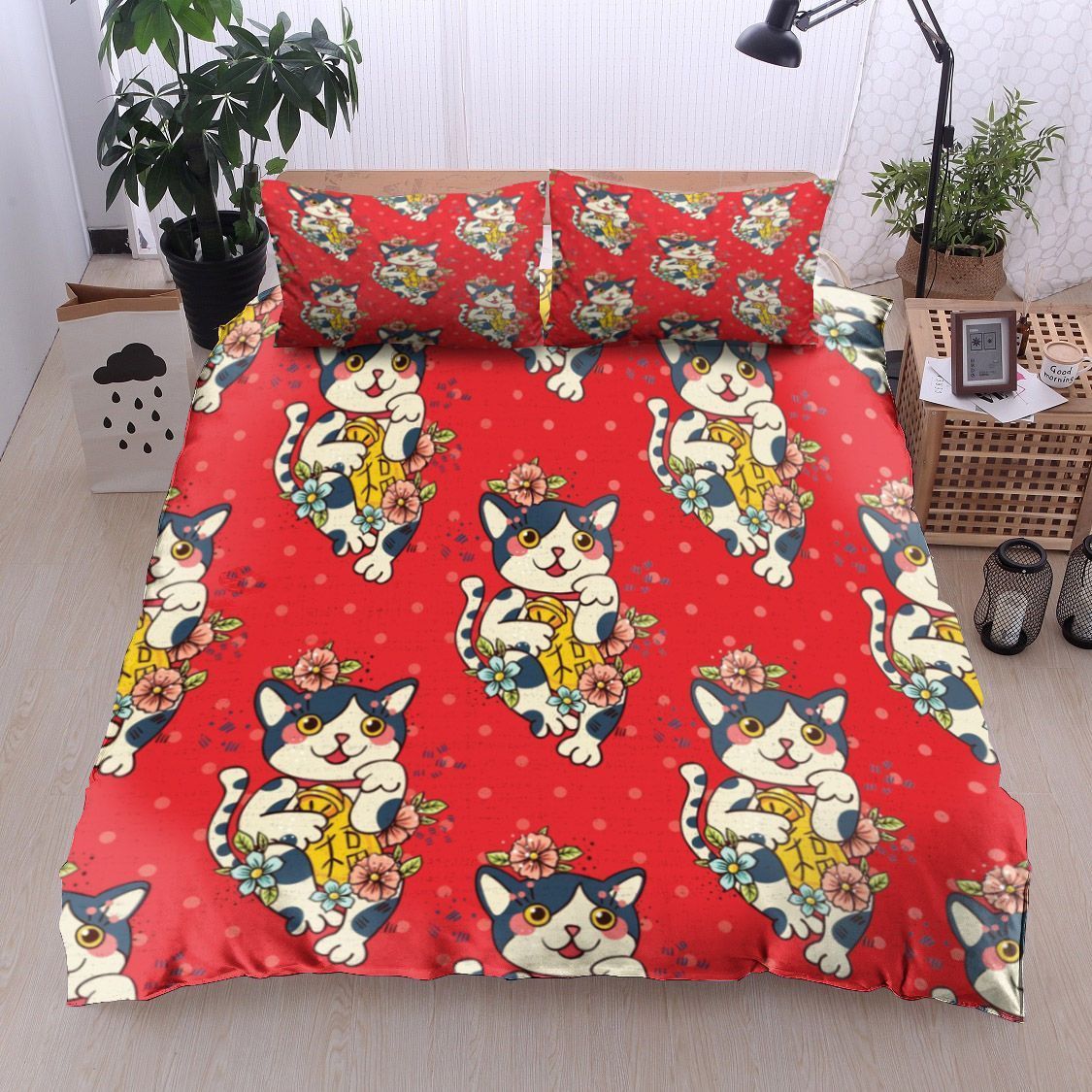 Cat Bedding Set