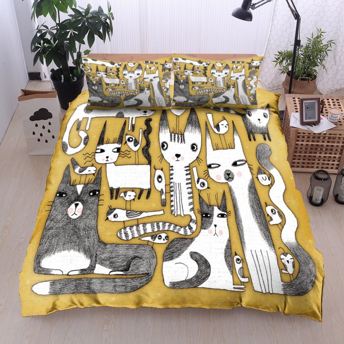 Cat Bedding Set