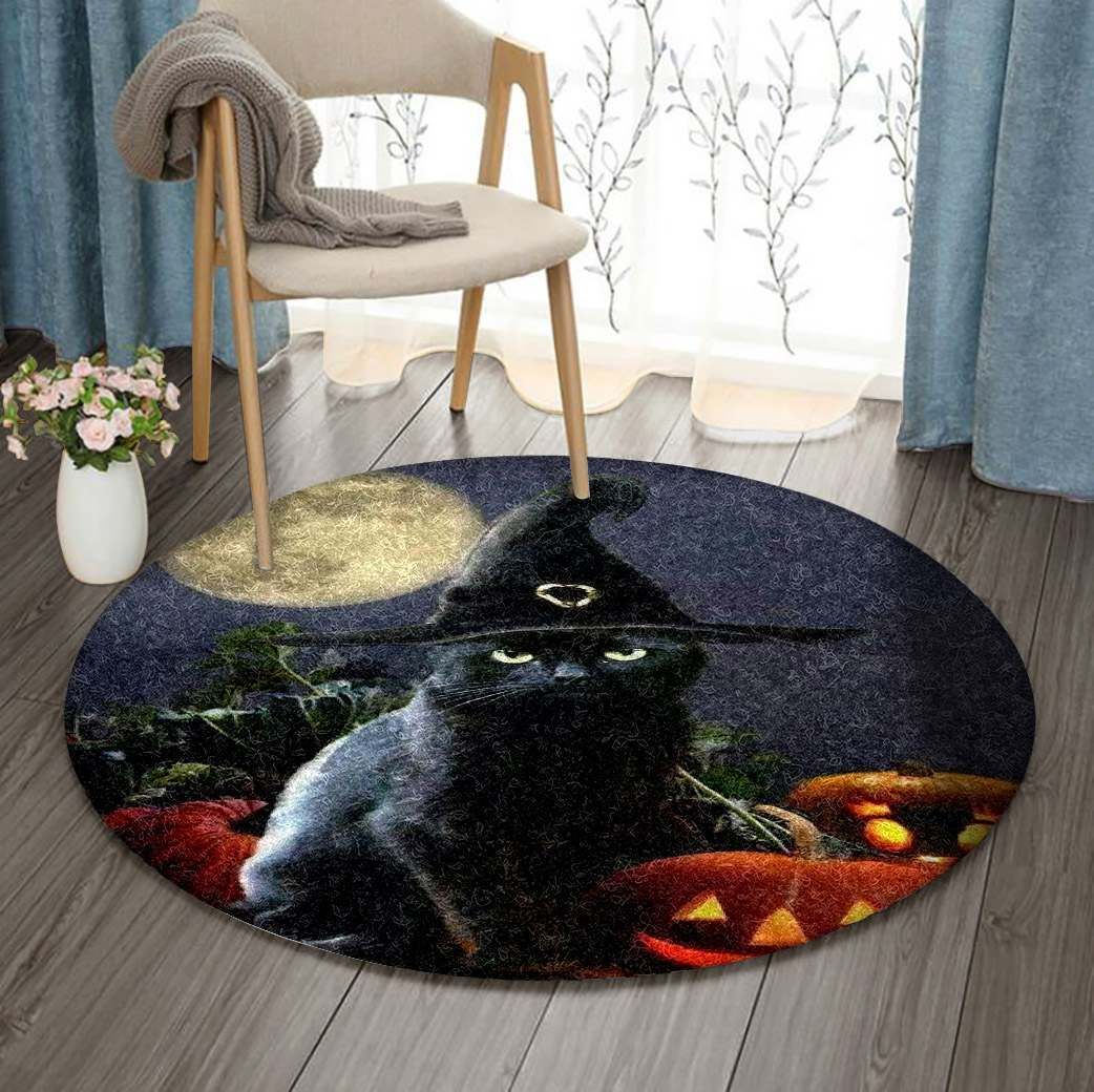 Cat Round Carpet
