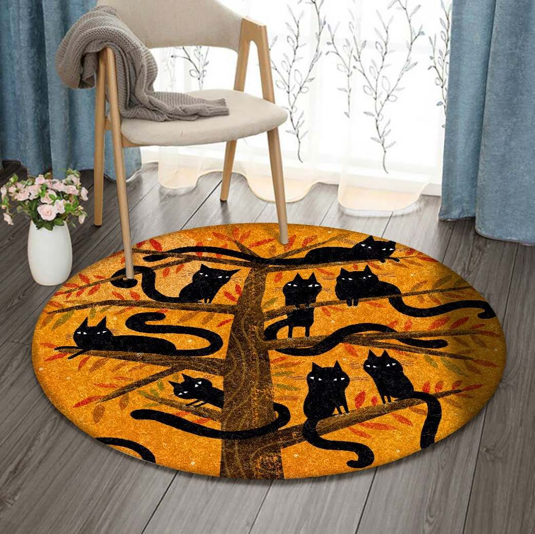 Cat Round Carpet