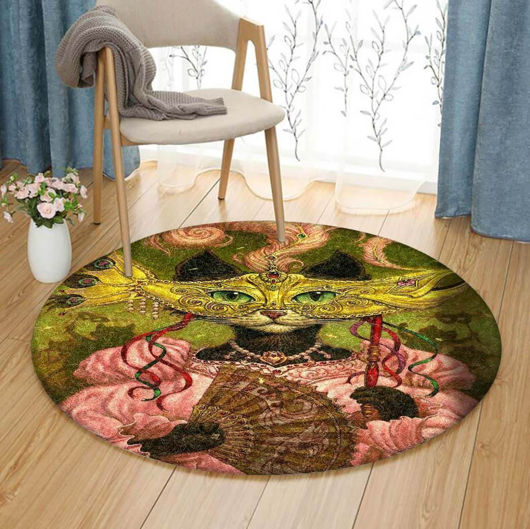 Cat Round Carpet