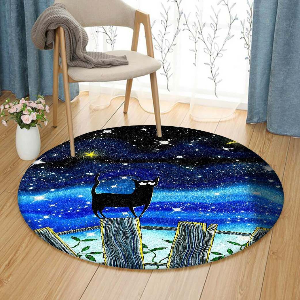 Cat Round Carpet