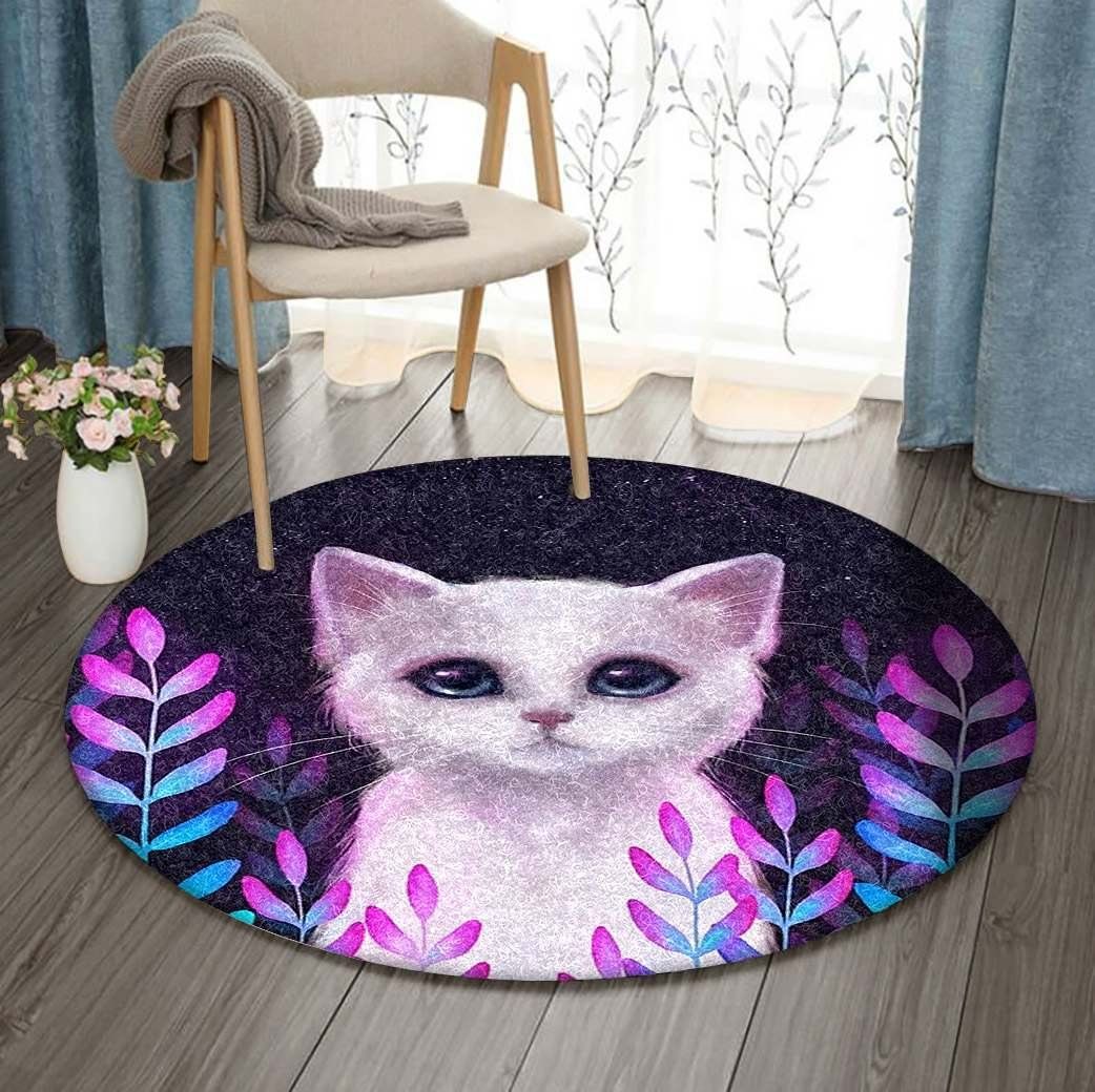 Cat Round Carpet