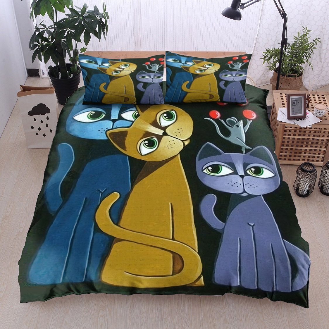 Cat Bedding Set