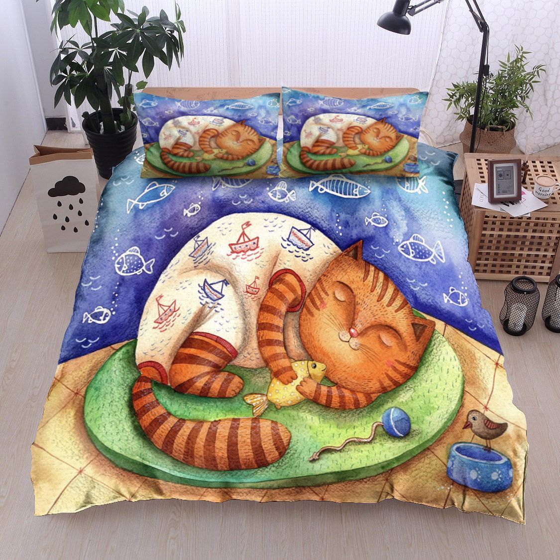 Cat Bedding Set