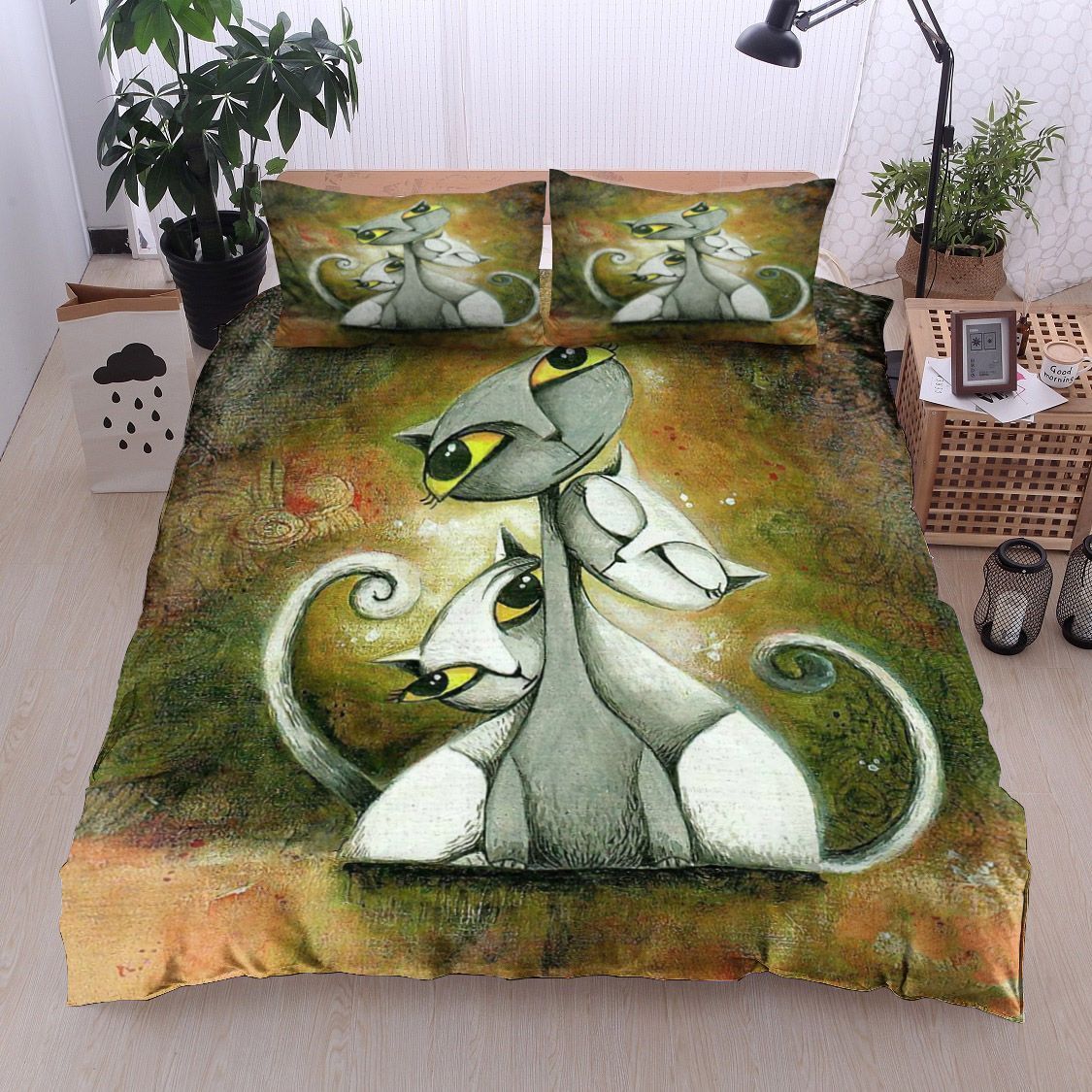 Cat Bedding Set