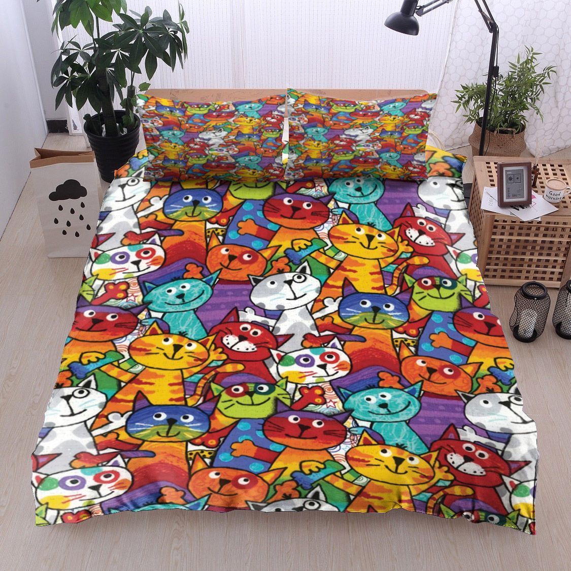 Cat Party Bedding Set