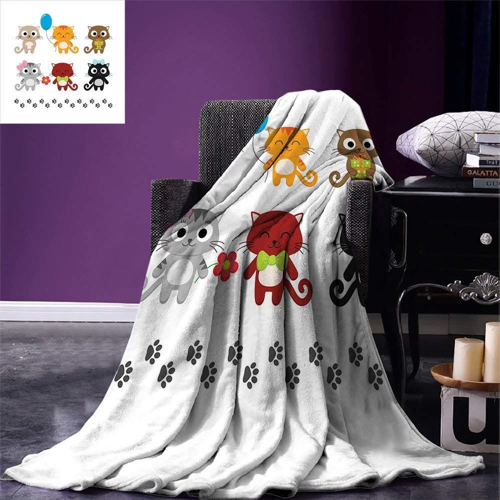 Cat Paw Sherpa Fleece Blanket