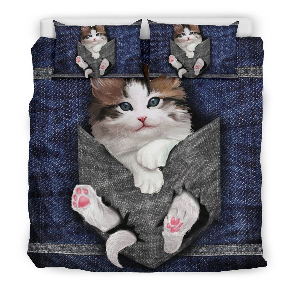 Cat Pocket Bedding Set