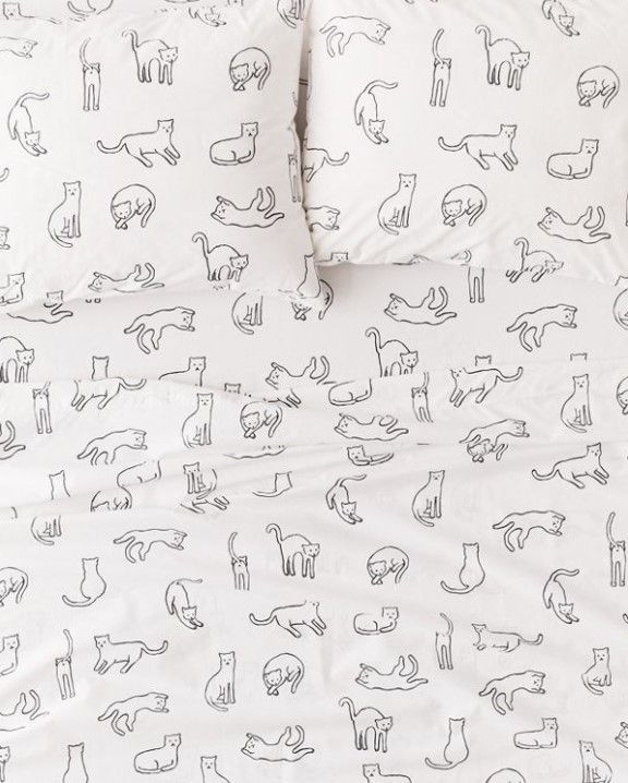 Cat Portrait Bedding Set