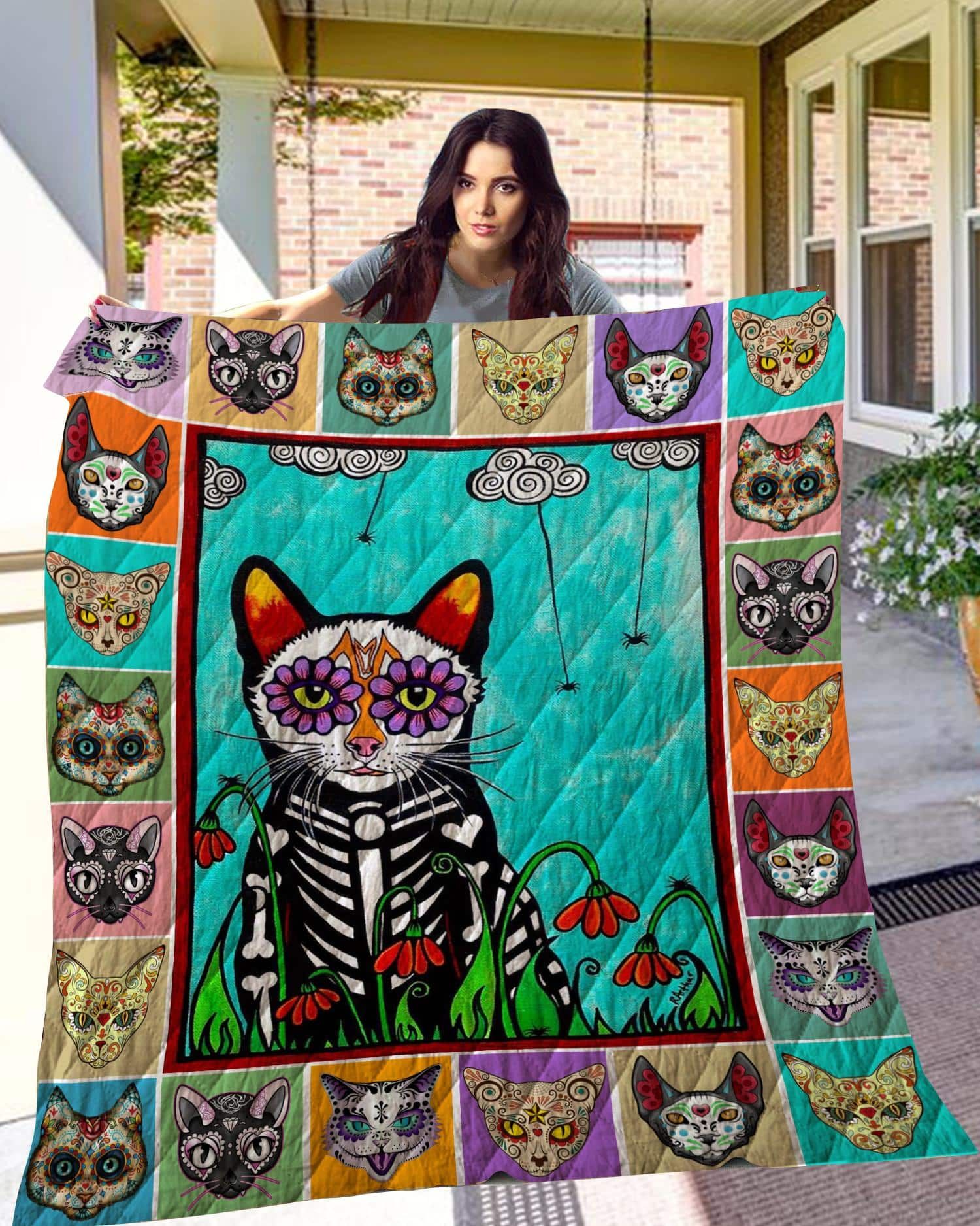 Cat Quilt Blanket DHC13121763VT