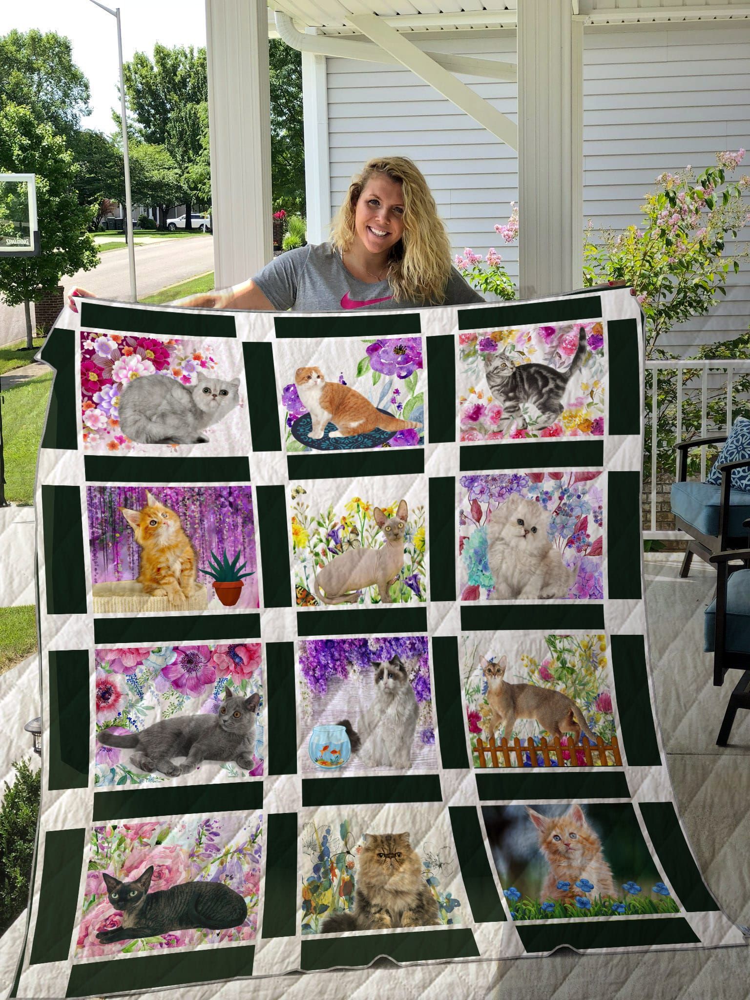 Cat Quilt Blanket DHC13123021VT