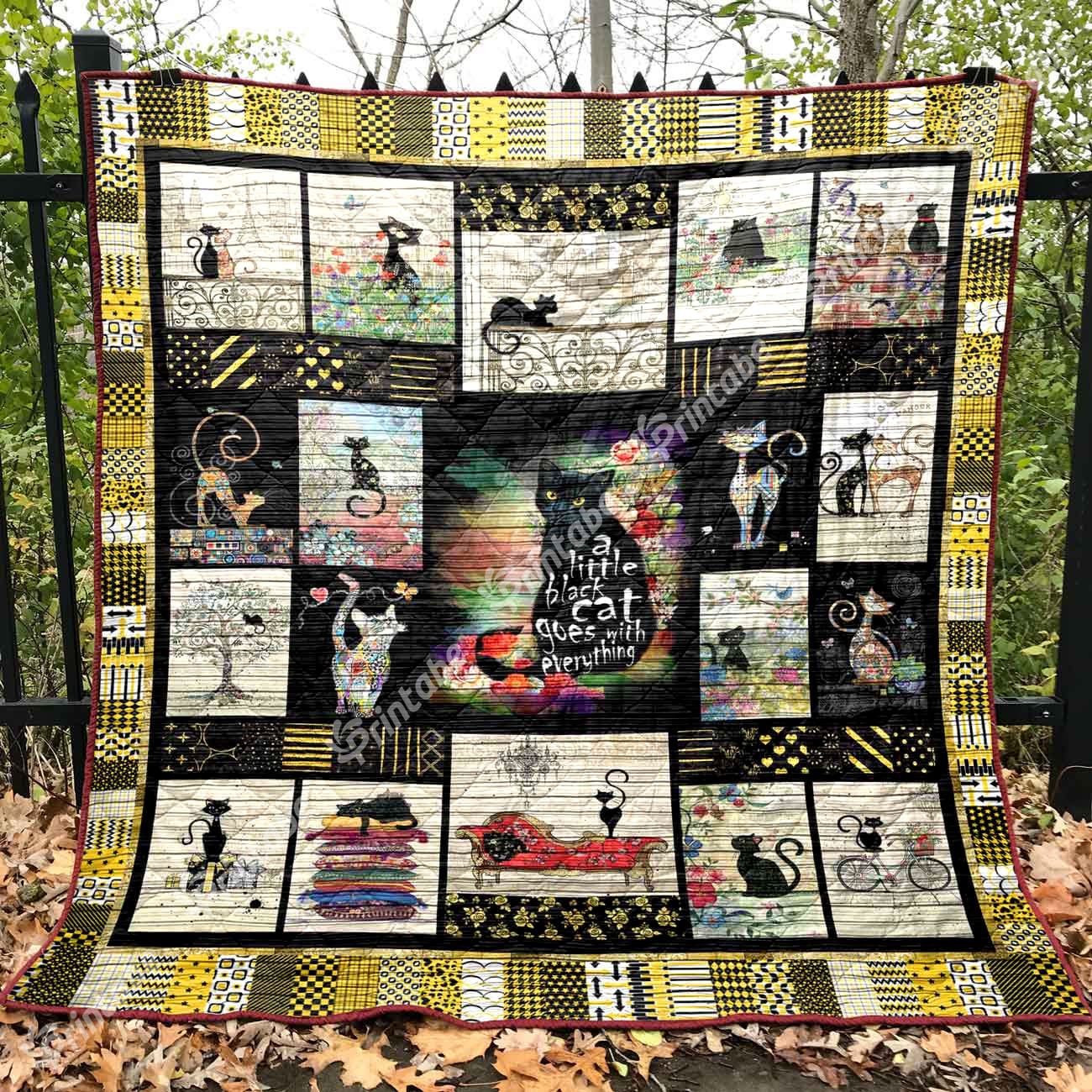 Cat Quilt Blanket DHC13123098VT