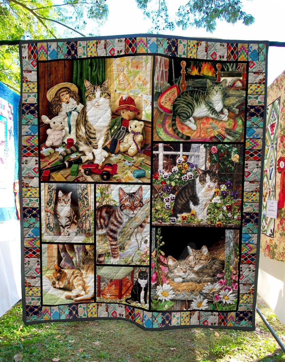 Cat Quilt Blanket DHC13124023VT