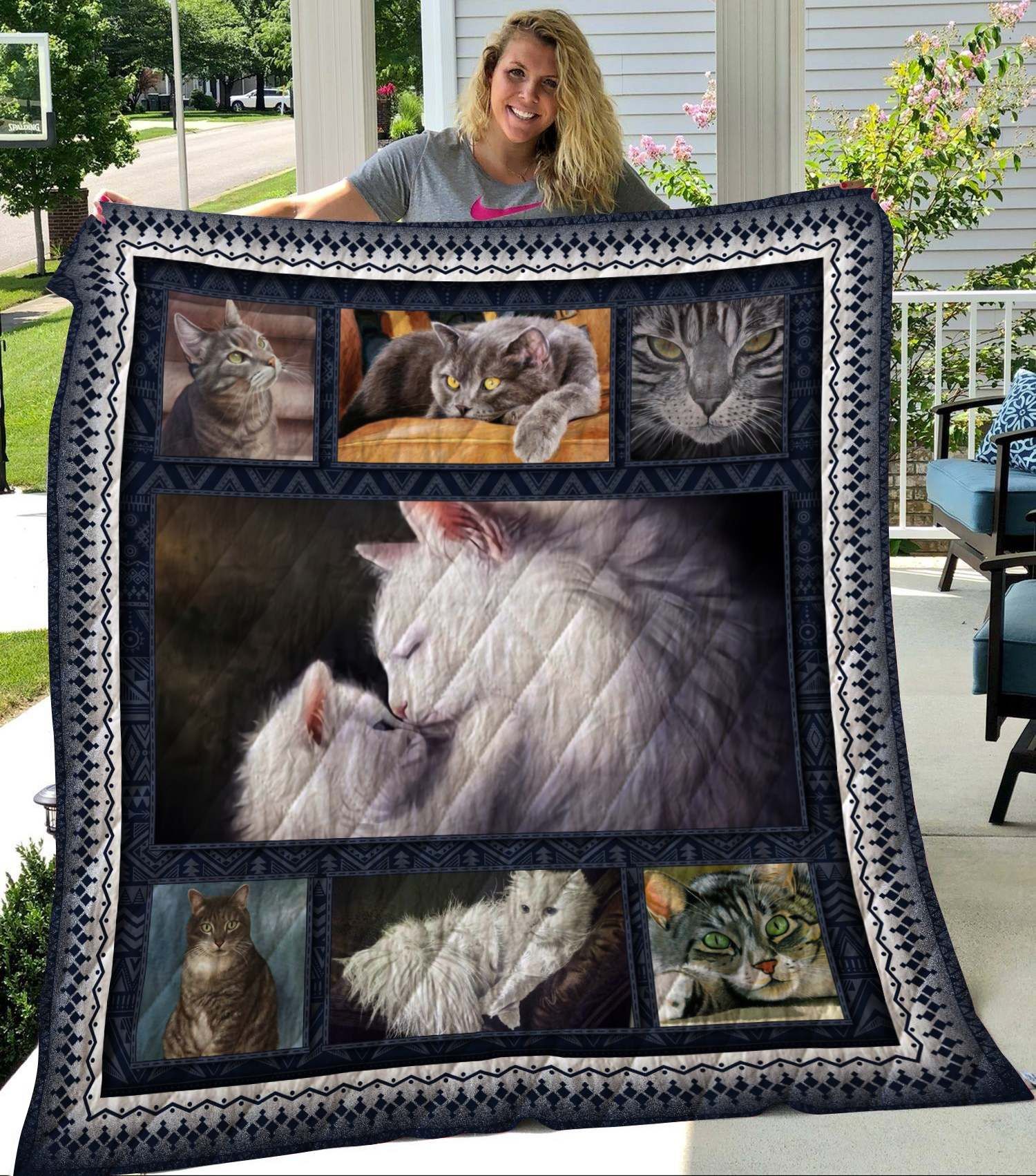 Cat Quilt Blanket DHC2911137VT