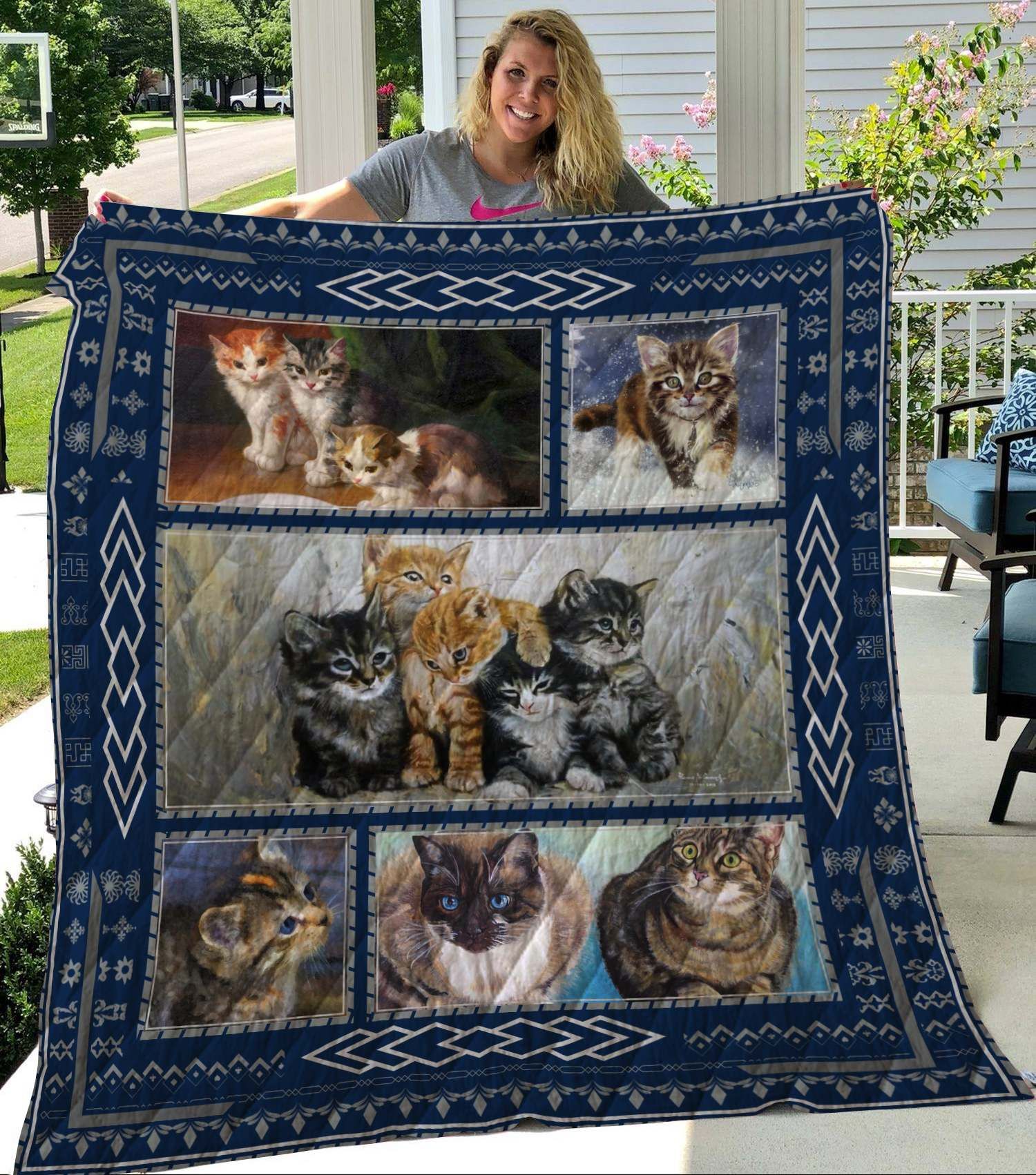 Cat Quilt Blanket DHC2911140VT