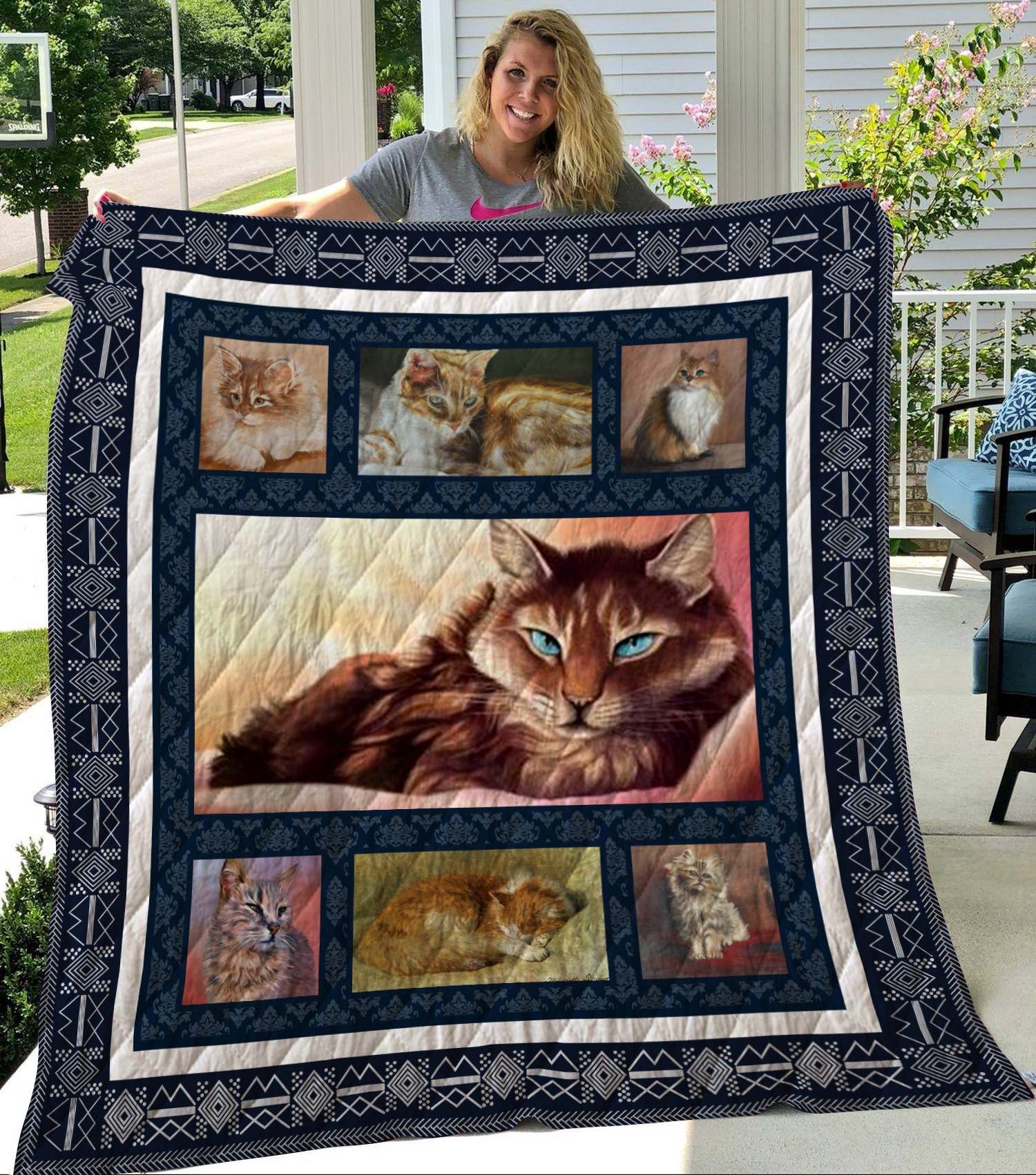 Cat Quilt Blanket DHC2911141VT
