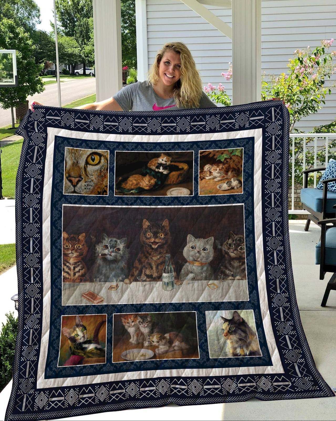 Cat Quilt Blanket DHC2911162VT