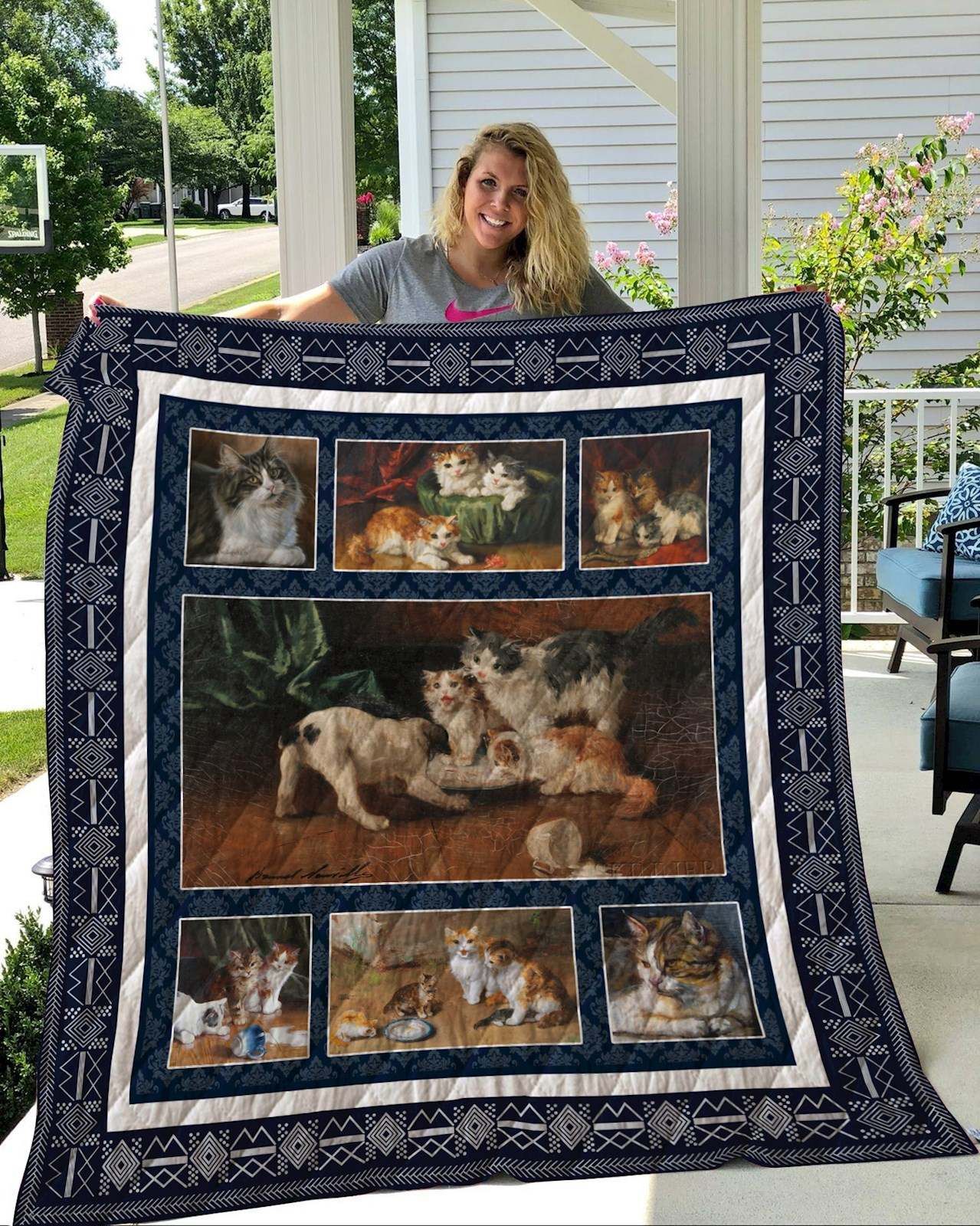 Cat Quilt Blanket DHC2911163VT