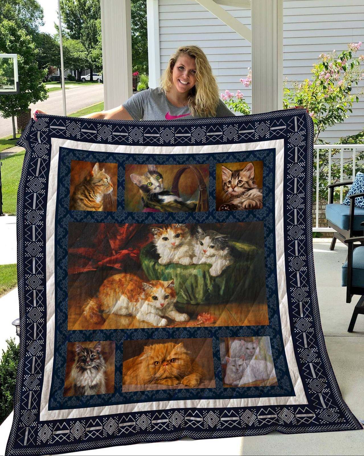 Cat Quilt Blanket DHC2911270VT