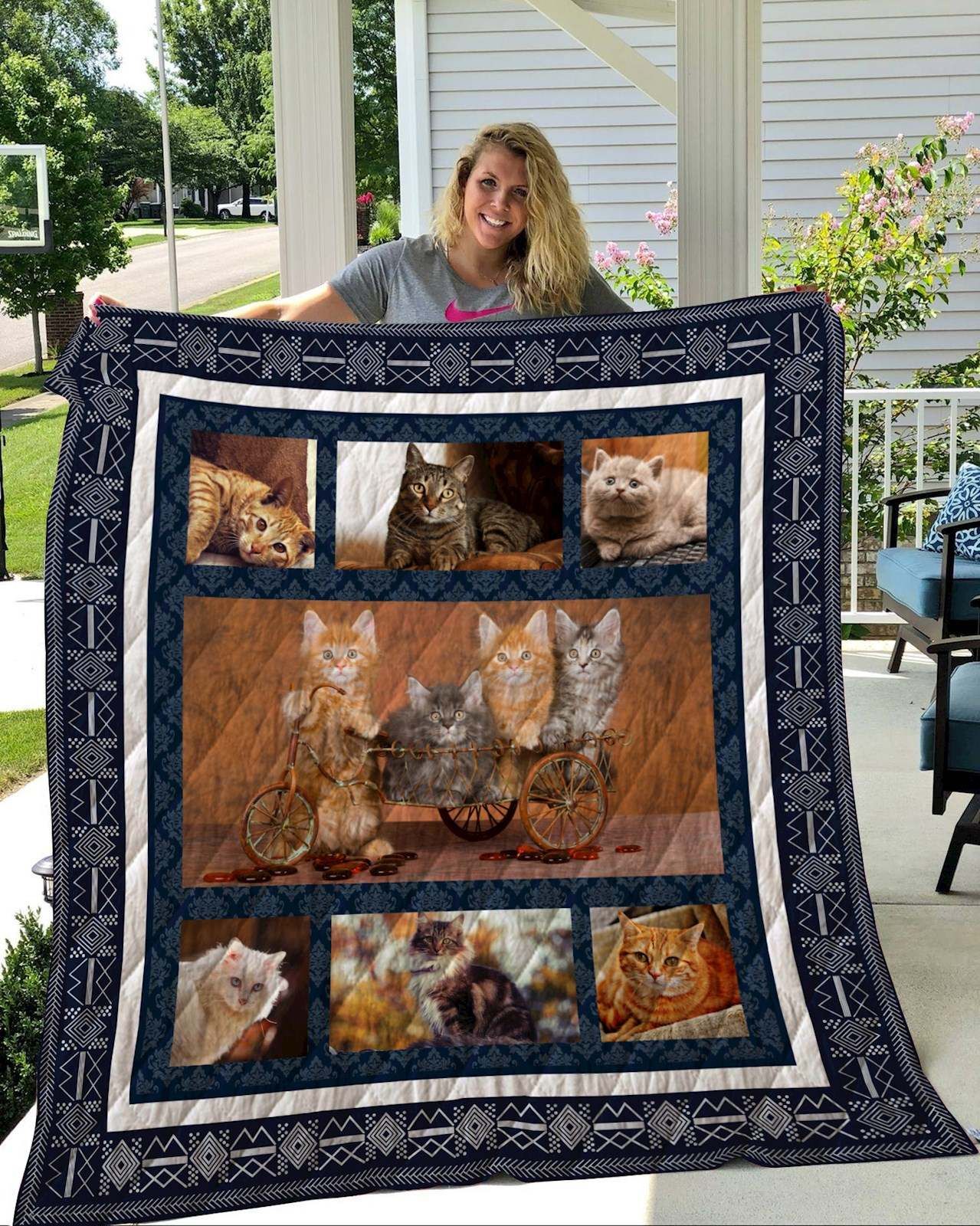 Cat Quilt Blanket DHC2911271VT