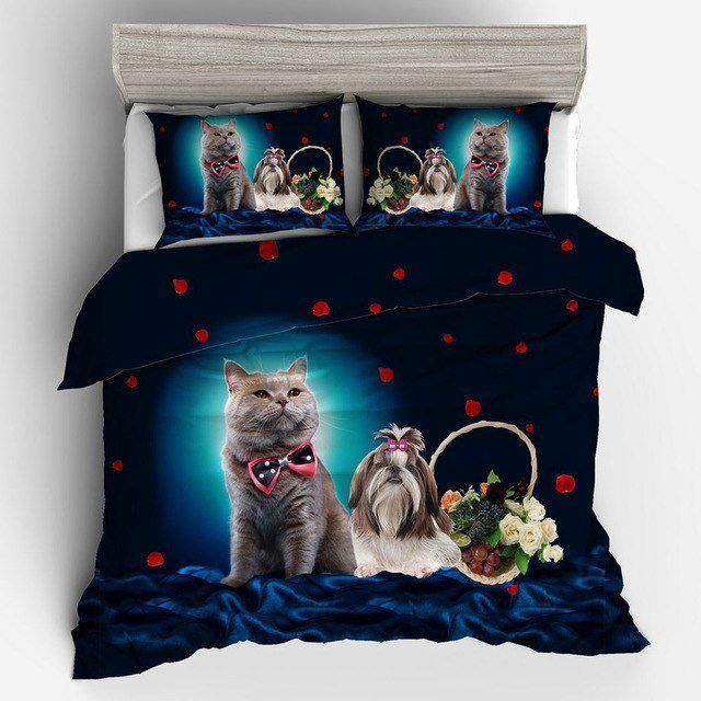 Cat Shih Tzu Bedding Set