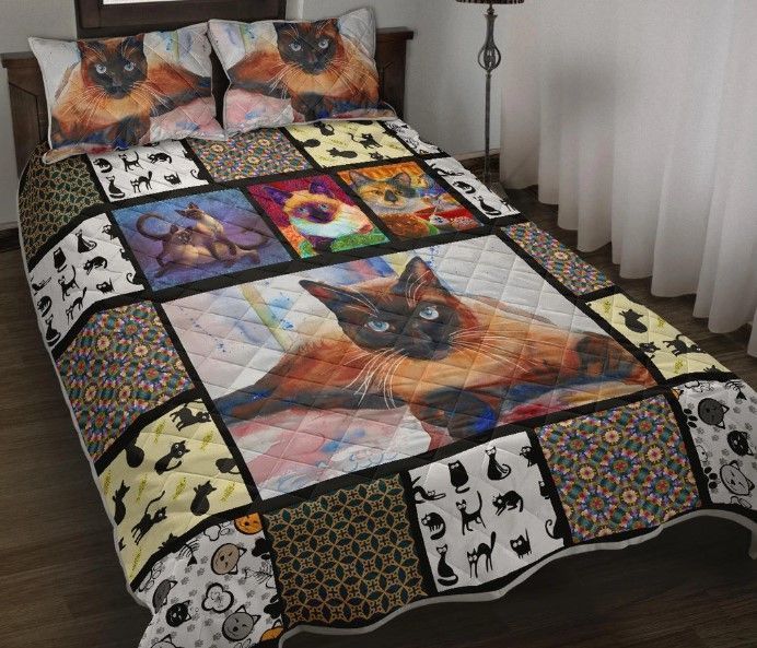 Cat Siamese Bedding Set