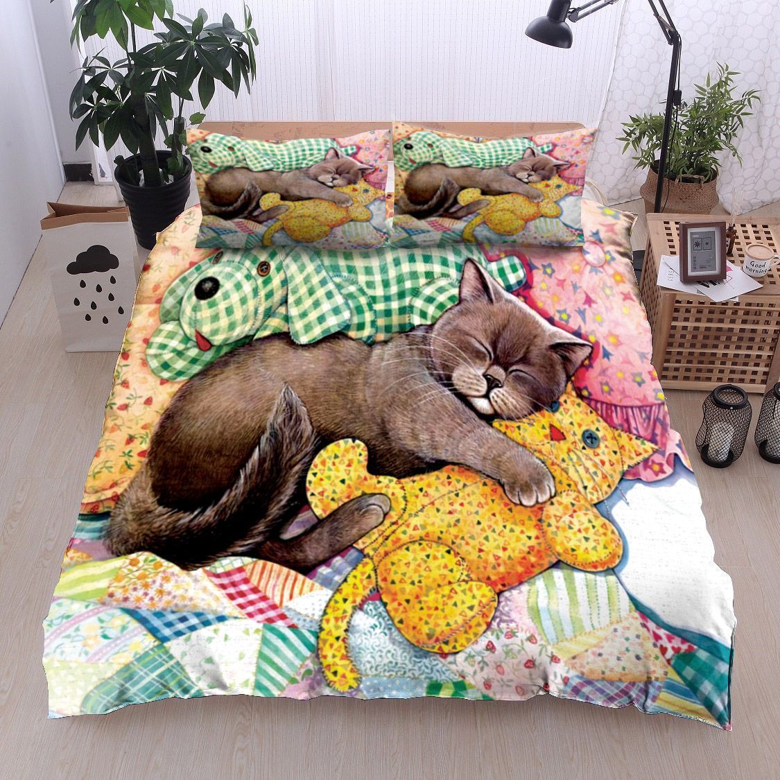 Cat Sleep Bedding Set