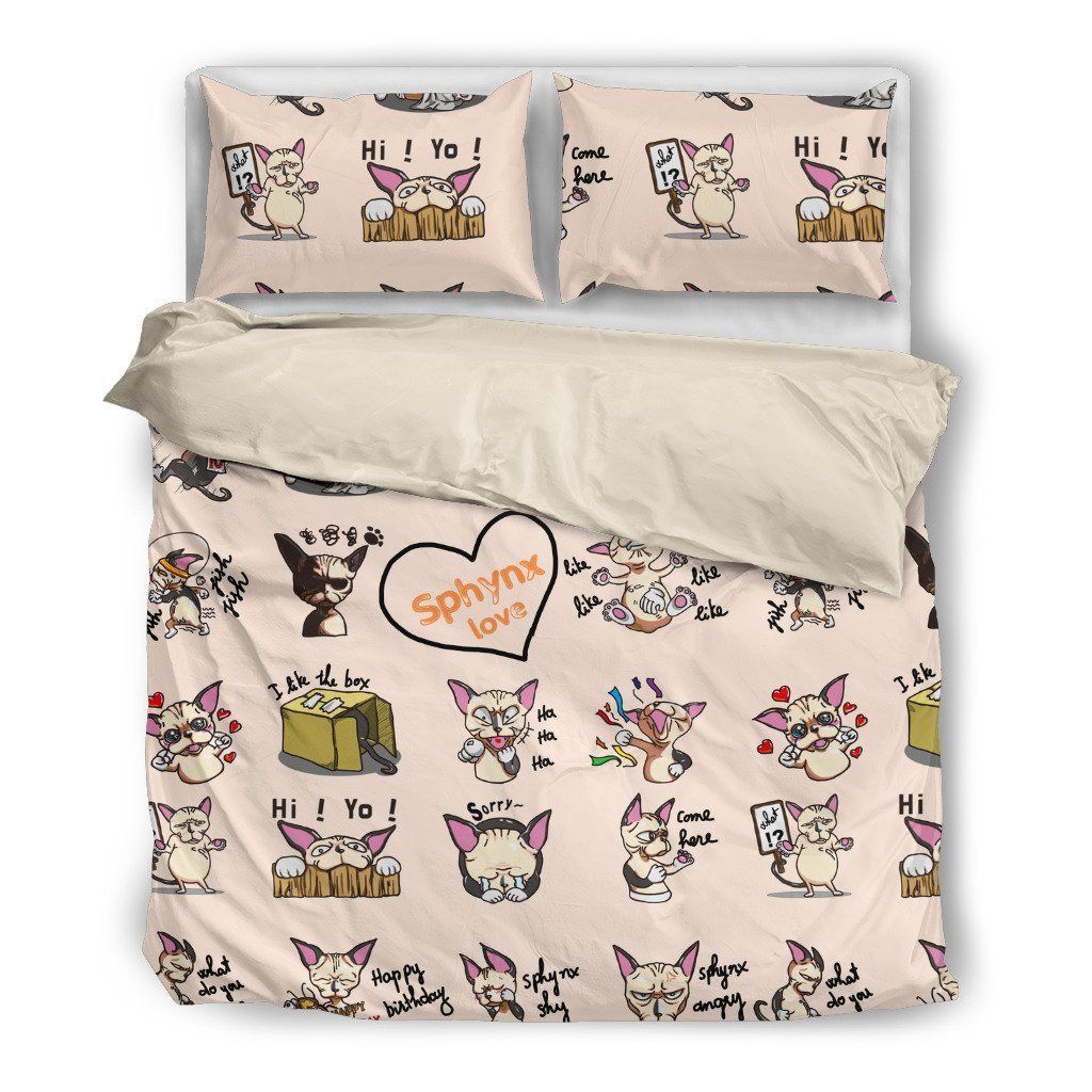 Cat Sphynx Bedding Set