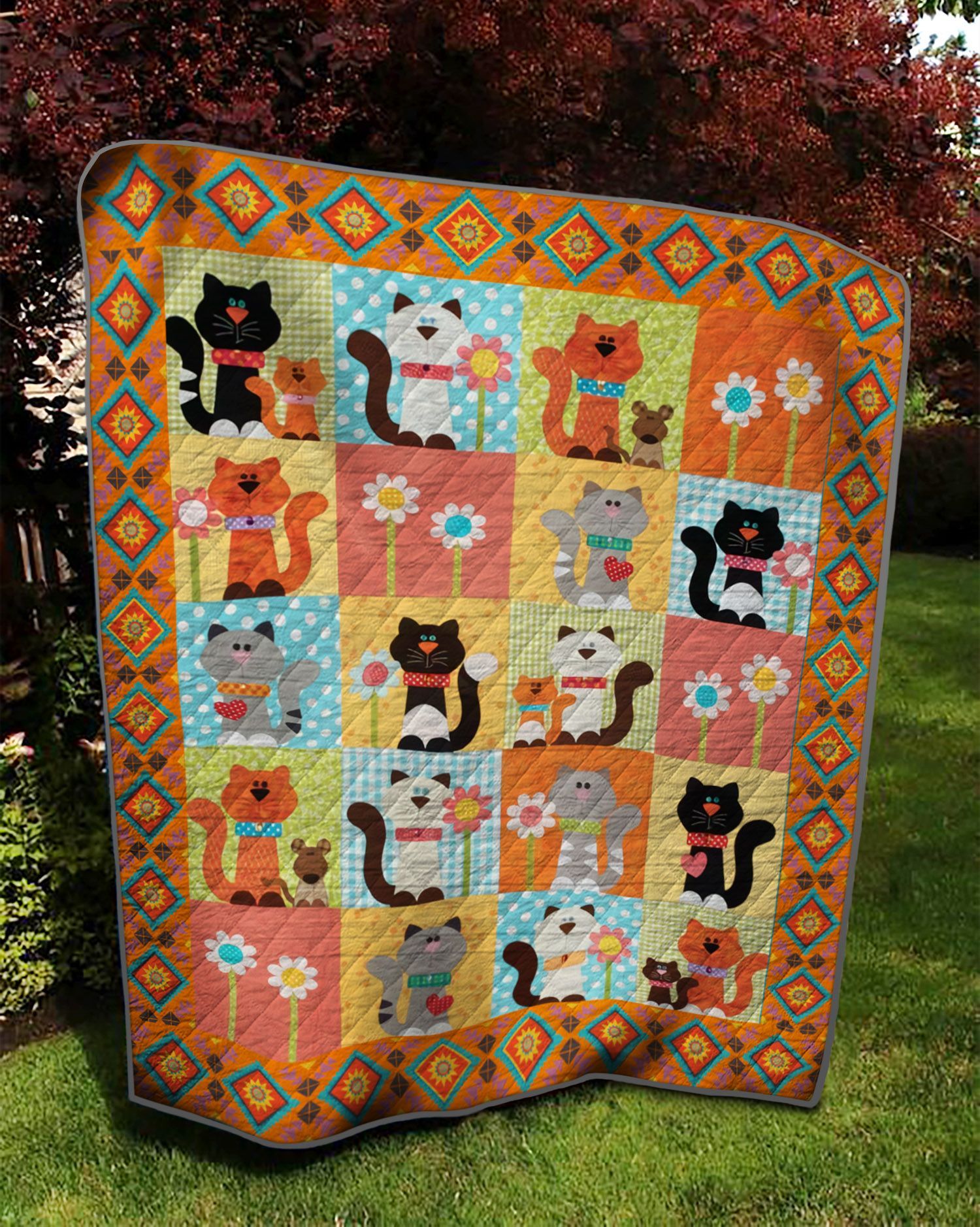 Cat TD13110545 Quilt Blanket