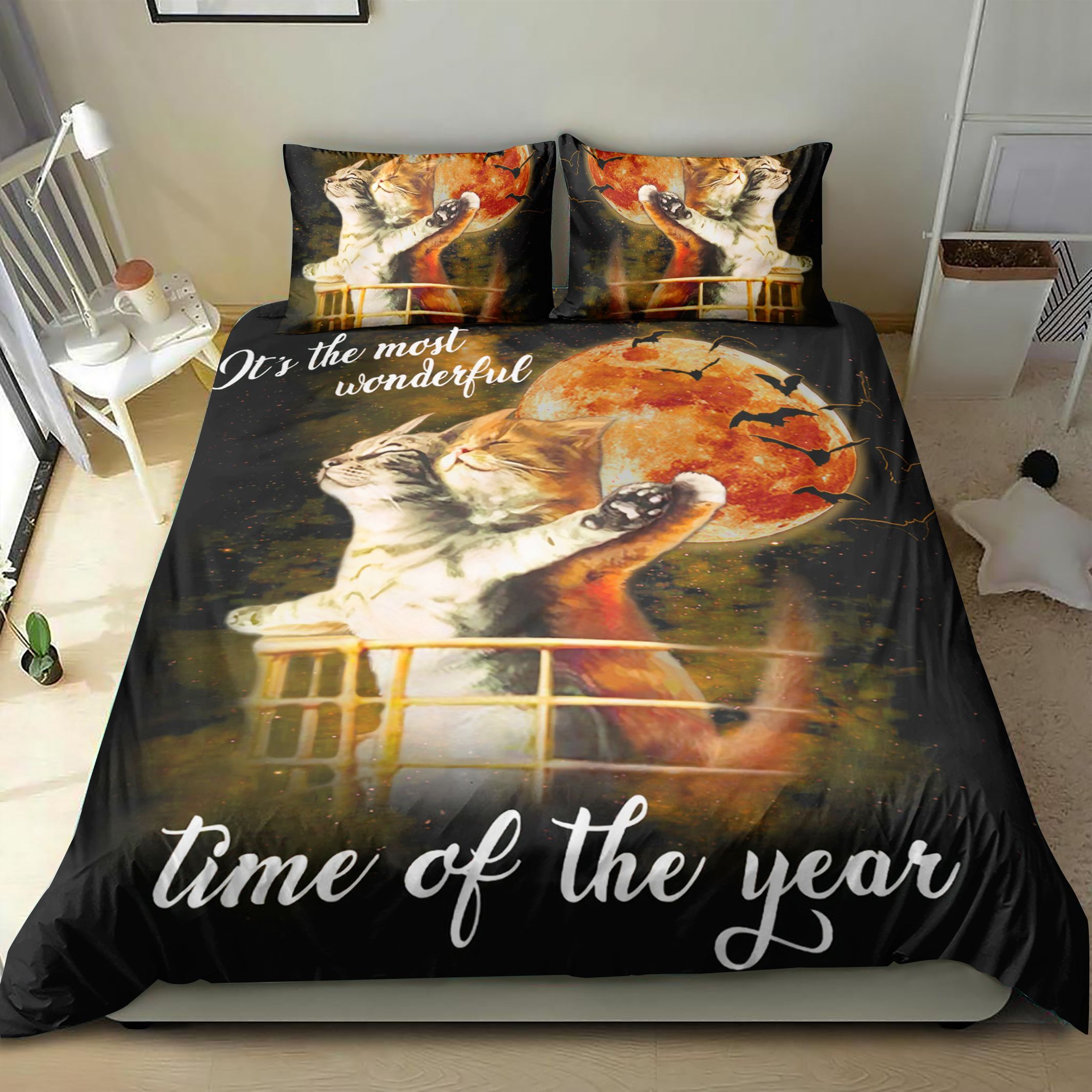 Cat The Most Wonderful Time Of The Year Bedding Set