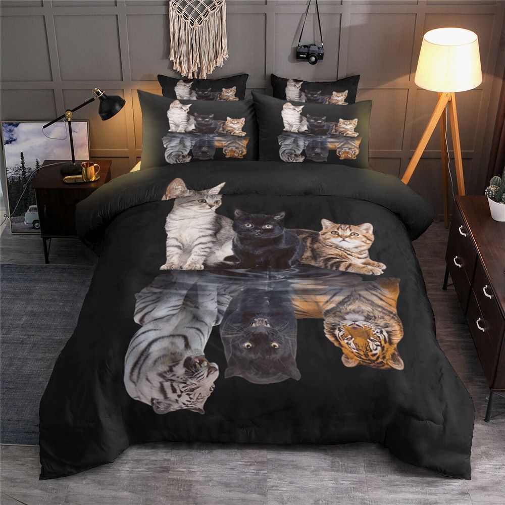 Cat Tiger Bedding Set