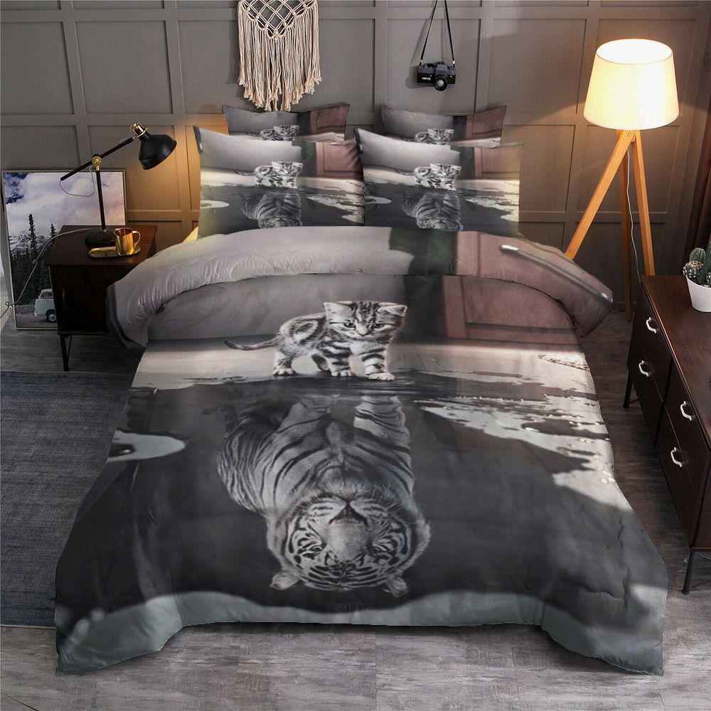 Cat Tiger Bedding Set