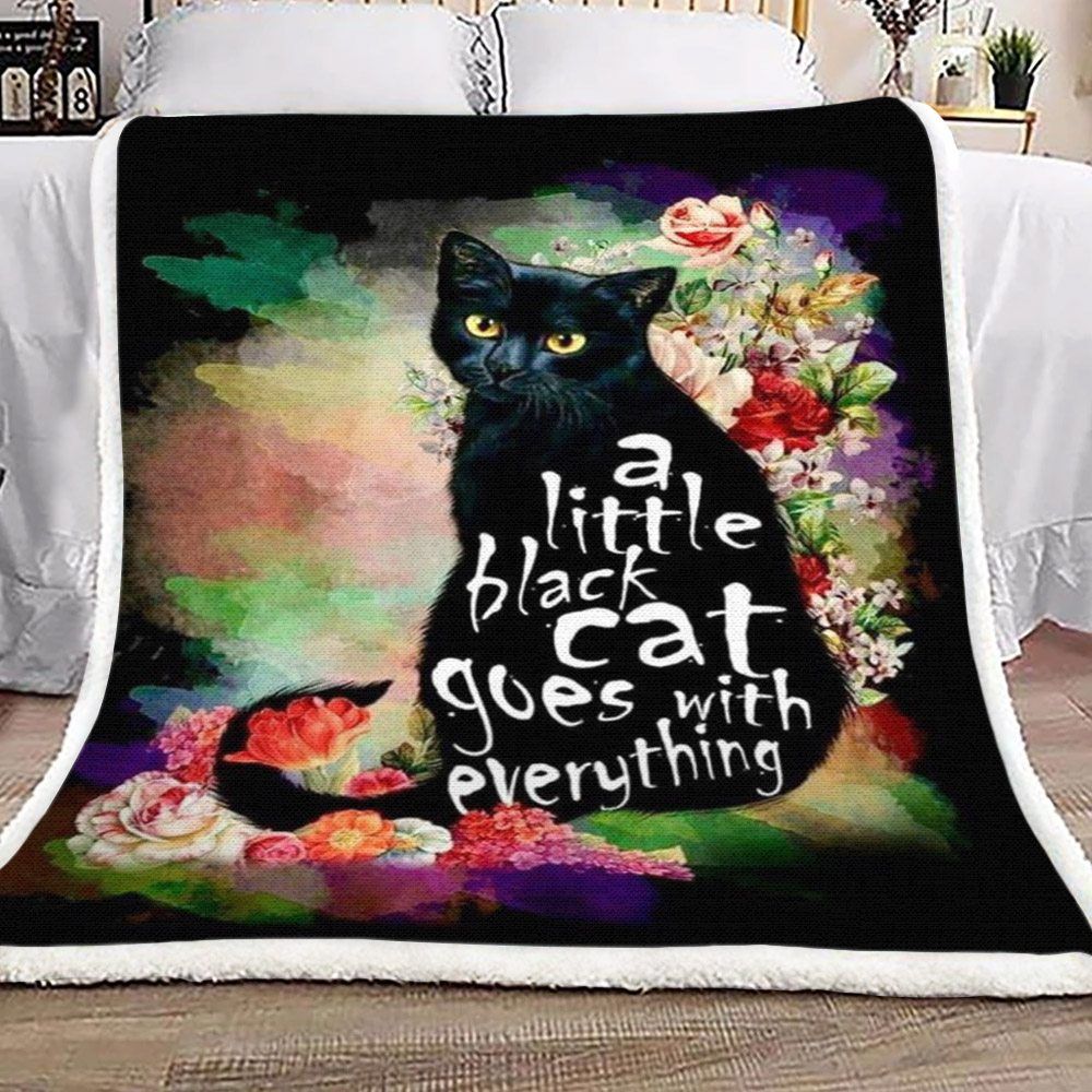 Cat Sherpa Fleece