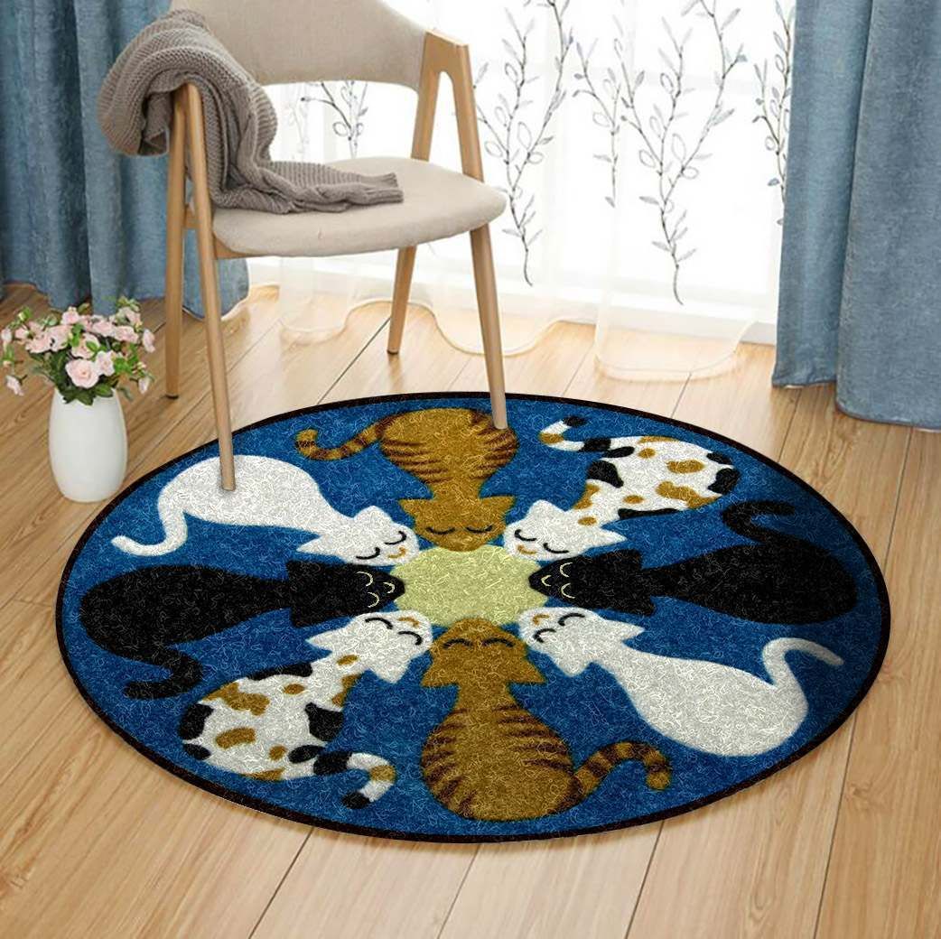 Cat Round Carpet