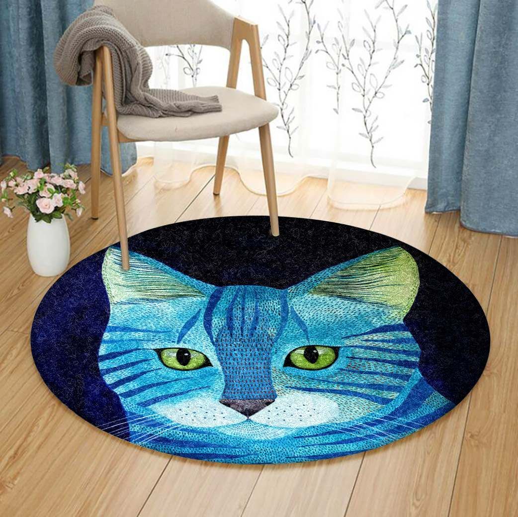 Cat Round Carpet