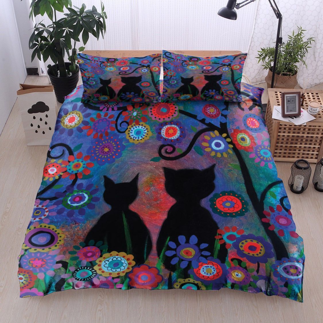 Cat Tree Of Life Bedding Set