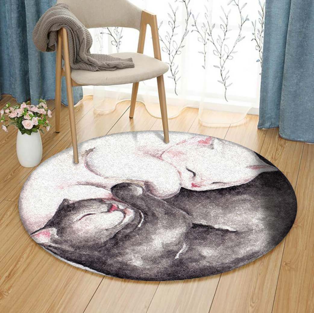 Cat Round Carpet