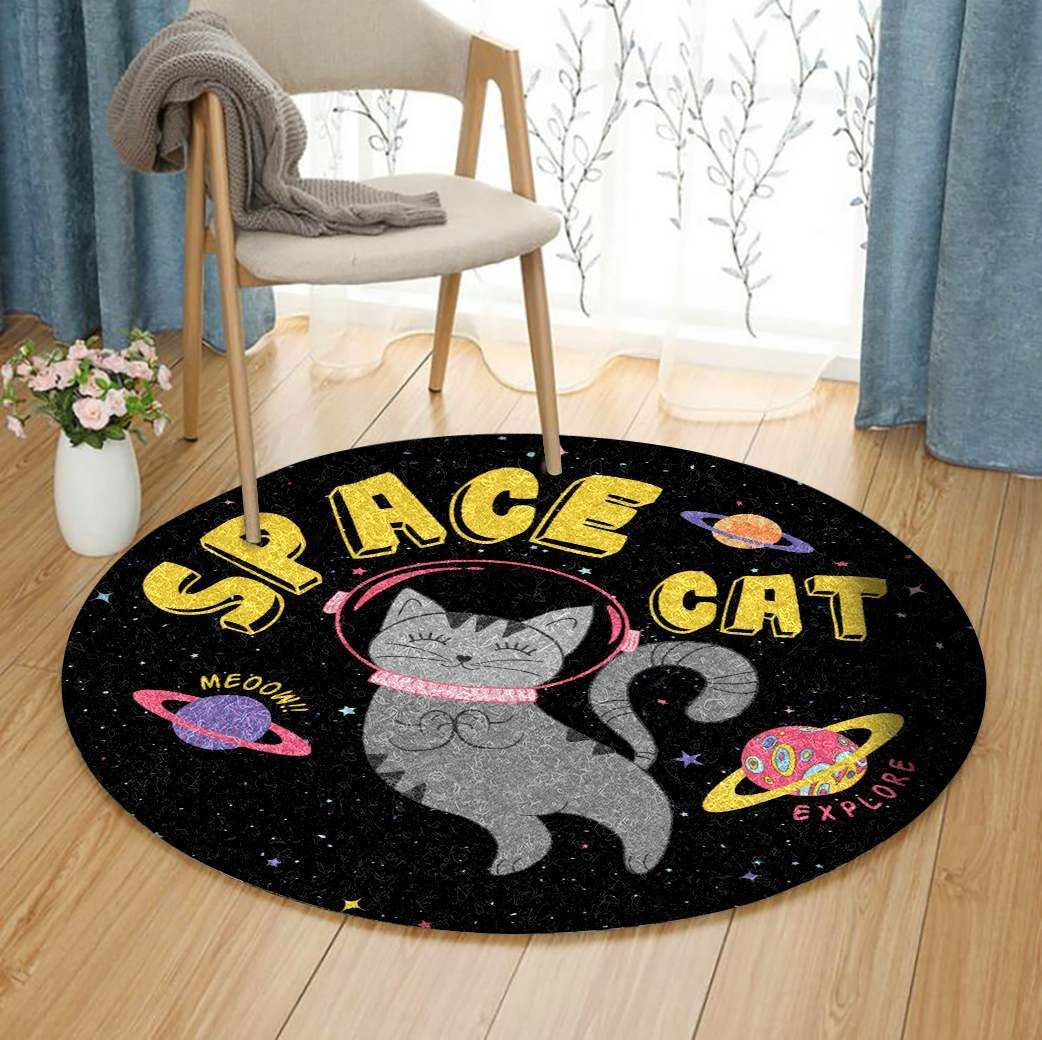 Cat Round Carpet