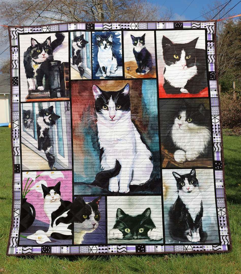 Cat TU120714A Quilt Blanket