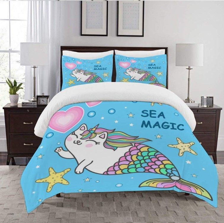 Cat Unicorn Bedding Set