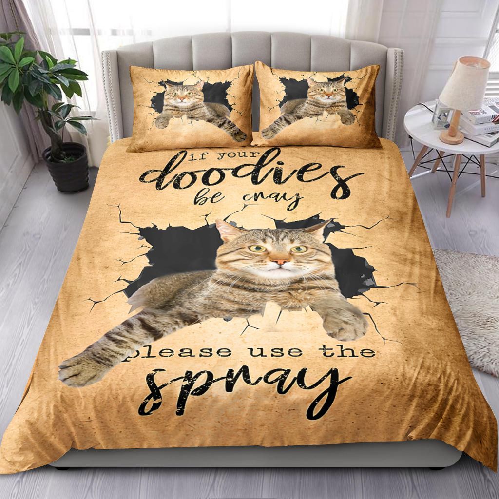 Cat Use The Spray Bedding Set
