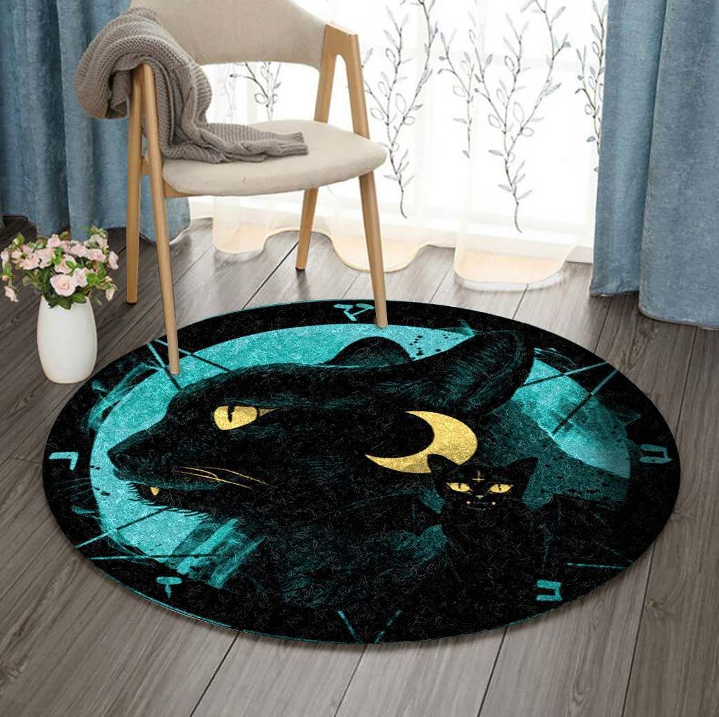 Cat Round Carpet