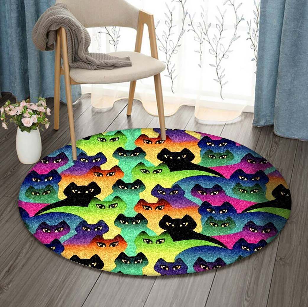 Cat Round Carpet
