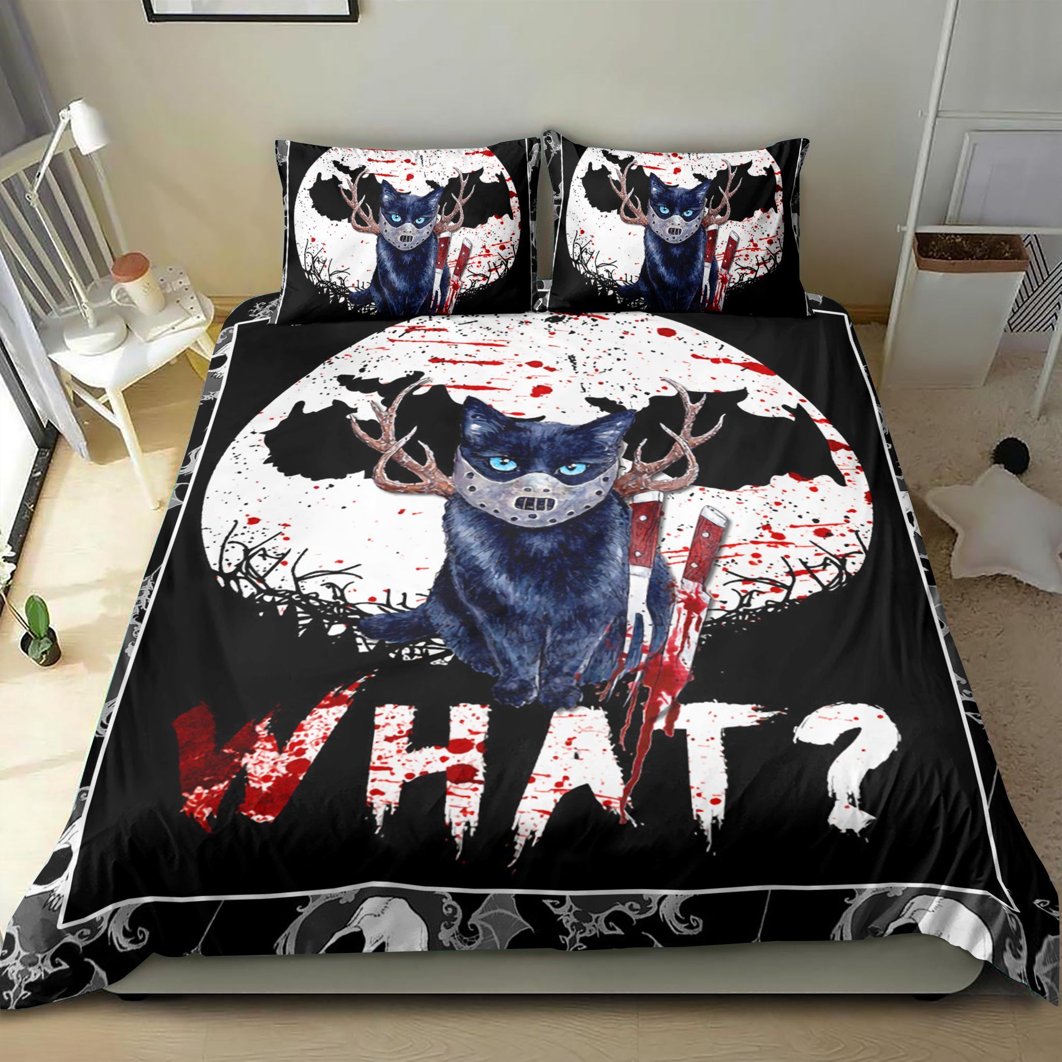 Cat What Bedding Set